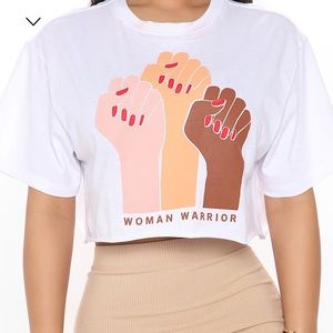 Woman Warrior Crop Top